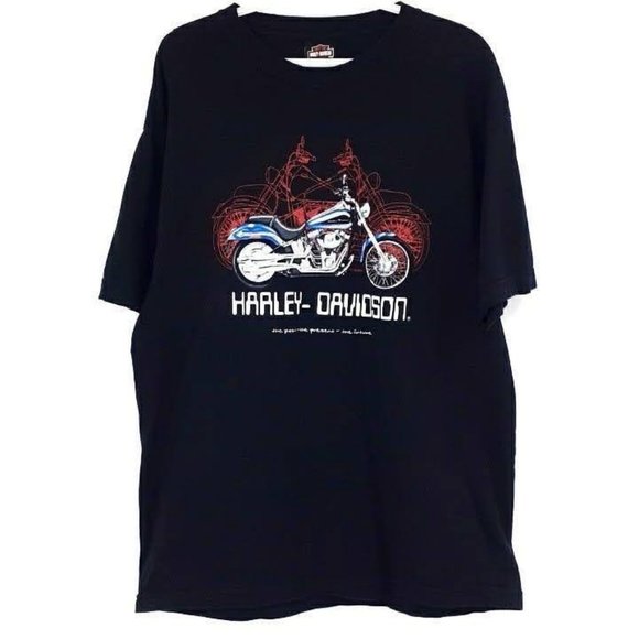 Harley-Davidson Other - Harley Davidson Motorcycle Unisex Graphic Tee T-Shirt Savannah, GA Black XL